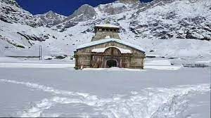 Snowfall in Kedarnath Dham