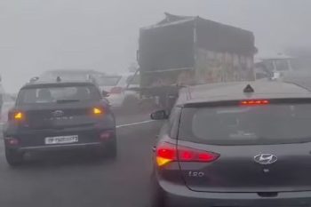 25 vehicles collided with each other on the Delhi-Meerut Expressway, a huge jam on the entire highway