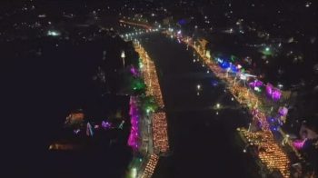 Bam Bam Bhole on Mahashivaratri Shipra river bank illuminated with 21 lakh lamps