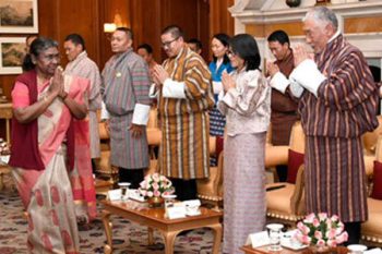 Bhutanese parliamentary delegation calls on the President