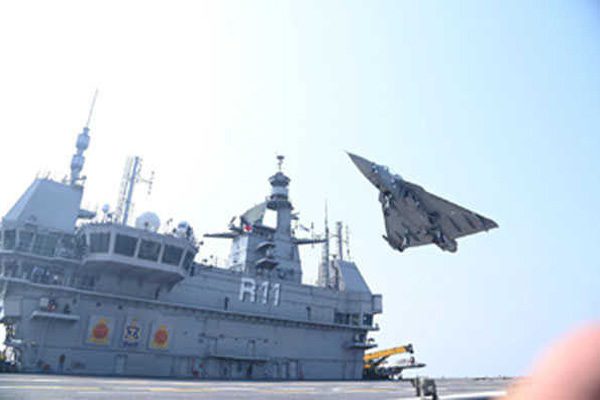 MiG-29K landed for the first time on INS Vikrant