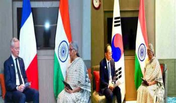 Sitharaman holds bilateral discussions with Finance Ministers of France and South Korea