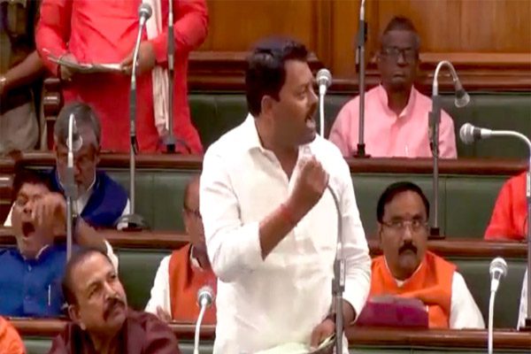 BJP MLA breaks mike after being stopped from asking questions in assembly