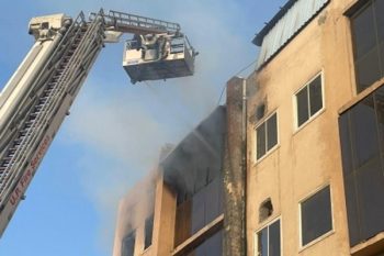 Garment factory fire, 10 people rescued