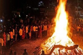 Holika Dahan does not happen in this village, belief is associated with Lord Shiva
