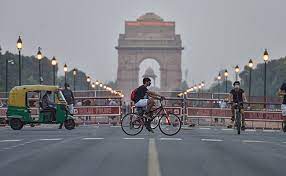 The minimum temperature in Delhi was recorded at 16.3 degree Celsius.