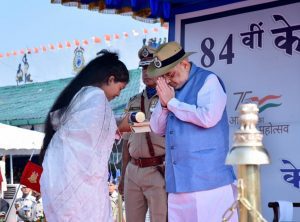 Union Home Minister Amit Shah participated in the 84th parade program of CRPF