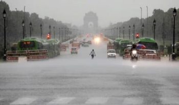 It rained in the morning in Delhi, the minimum temperature was recorded at 16.3 degree Celsius.