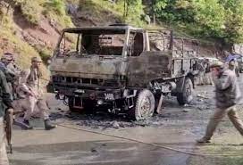 NIA starts investigation into terrorist attack on military vehicle, collects evidence from the spot