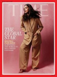 Actress Deepika Padukone appeared on the cover of Time magazine