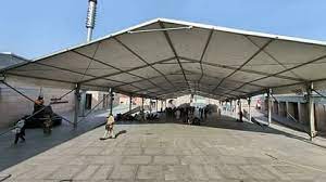 Devotees get relief from heat with German hangers and mats in Kashi Vishwanath Dham