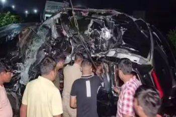 Horrific accident in Guwahati, Scorpio collided with the divider uncontrollably;7 engineering students died