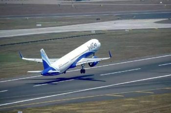 Indigo flight again flew in the air as soon as it touched the runway, there was chaos