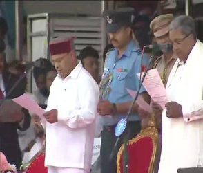 Karnataka government swearing-in ceremony Siddaramaiah sworn in as CM and DK as deputy CM