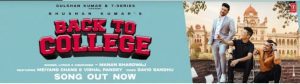 Music video 'Back to College' released