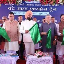 PM Modi flags off Dehradun-Delhi Vande Bharat Express train