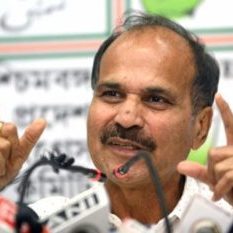 Adhir Ranjan requests party high command to stop Singhvi from representing Bengal government