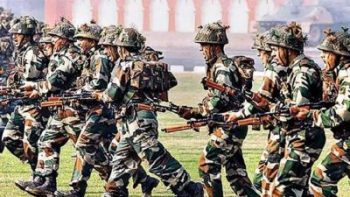 Agniveer of the first batch of Jammu and Kashmir Light Infantry ready