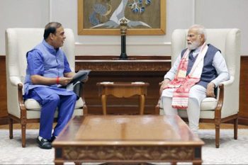 Assam Chief Minister met PM Modi, informed about flood situation