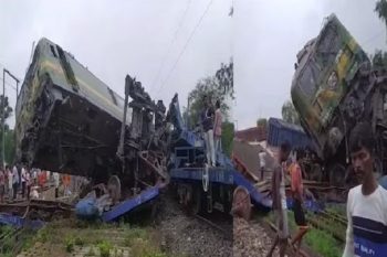 Big accident in Bengal Two goods trains collided with each other, 8 bogies derailed – 14 trains canceled