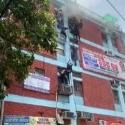 Fire at Delhi coaching center brought under control, many students injured