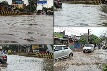 Heavy rain disrupts life in Gurugram, roads submerged