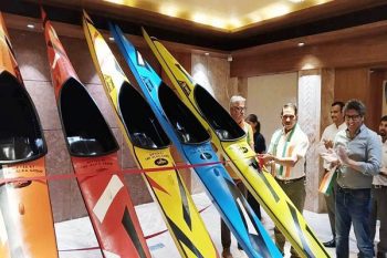 Kayaking and canoeing players got 6 new boats in Udaipur