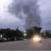 Miscreants set fire to Minister Kipgen's official residence in Imphal West