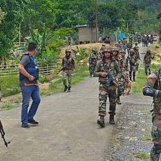 Security forces conduct massive search operation in Manipur, weapons recovered