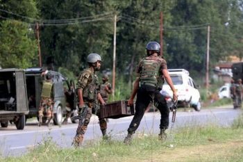 Security forces killed a terrorist in Kulgam, police personnel also injured