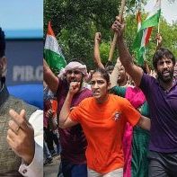 Wrestlers Bajrang and Sakshi reached to meet Sports Minister Anurag Thakur