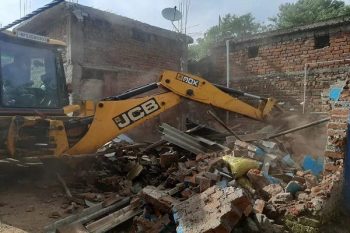 Administration's action on those who insulted the statue of Lord Bajrangbali, destroyed the house