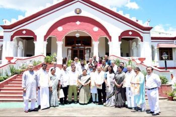 After visiting Manipur, Indian MPs brief opposition leaders in Parliament about the situation