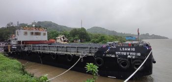 Commissioning of 2nd ACTCM Barge, Yard 126 (LSAM 16) at Ms Suryadipta Projects Pvt Ltd, Thane