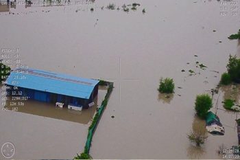 Drones are being used to search for people trapped in floods, hundreds were safely evacuated