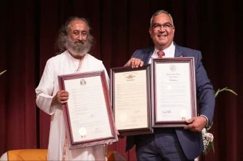 Howard County, Maryland and Texas will celebrate Sri Sri Ravi Shankar Day