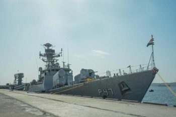 INS Khanjar reaches Trincomalee, Sri Lanka