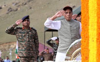 India rests on the foundation of the sacrifices of our heroes Rajnath Singh