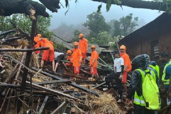 Search operations resume for missing people in Raigad hill landslide