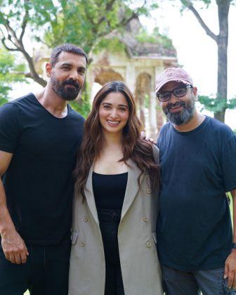 Tamannaah Bhatia became a part of John Abraham's Veda, expressed happiness by sharing photos