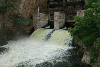 Udaysagar lake is also overflowing, two gates opened one feet each