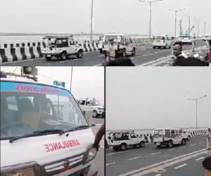 Ambulance stopped for CM's convoy, patient trapped in life and death