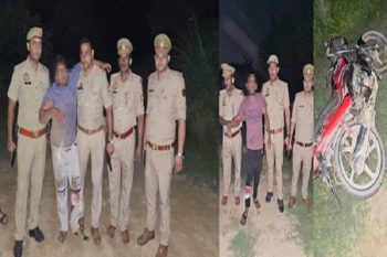 Encounter between police and miscreants of police station Loni, two arrested