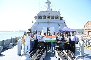 INS Sunayna visits the port of Durban, South Africa