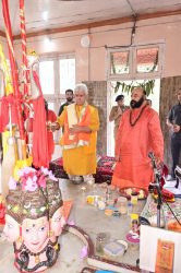 Manoj Sinha worshiped Amarnathji Chhadi Mubarak