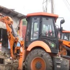 Nuh violence The yellow claw of the administration thundered again, broke 40 illegal shops;get the possession vacated