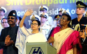 President Draupadi Murmu launched warship INS Vindhyagiri