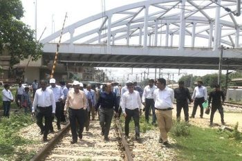 Shobhan Chaudhuri, General Manager, Northern Railway, Varanasi Jn.(Centt) station inspected