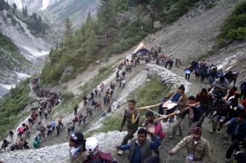 Six thousand people did Amarnath Yatra on 31st day