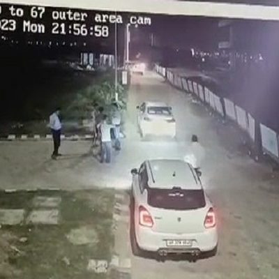 Two car riders looted the property businessman, incident captured in CCTV